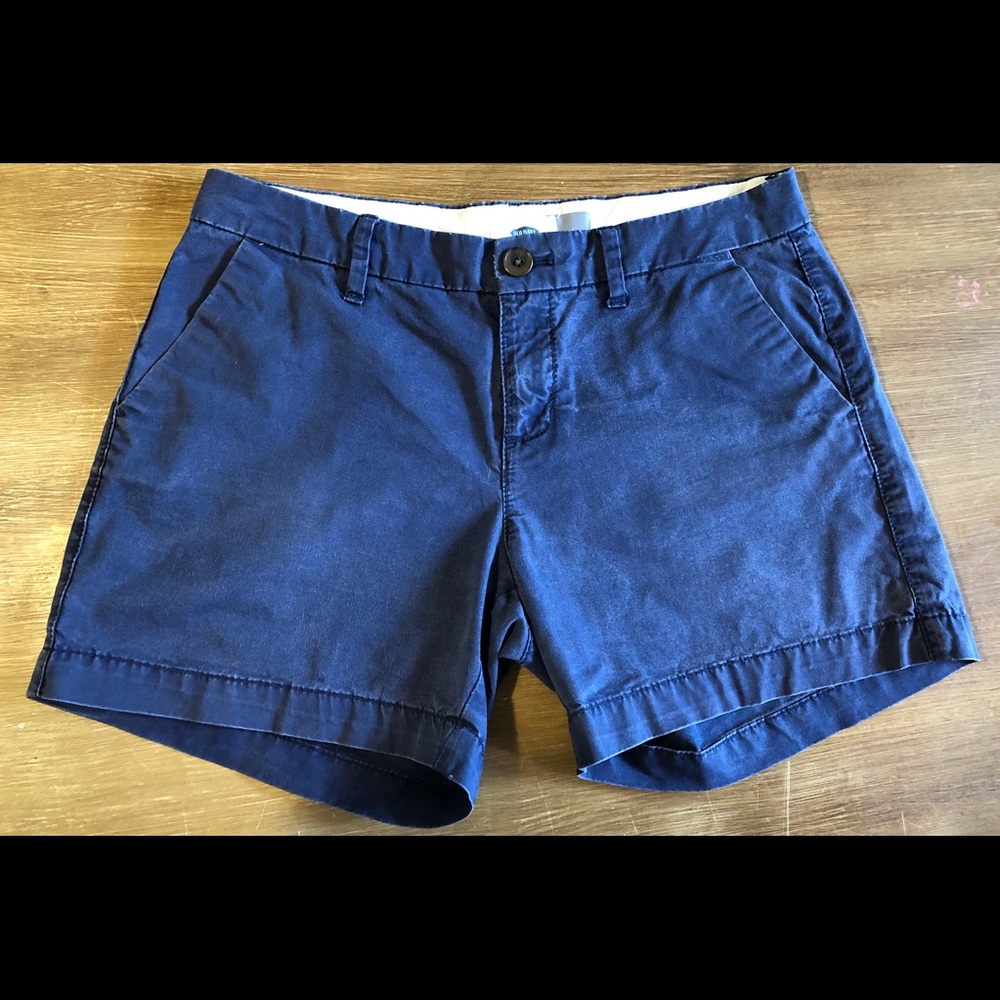 Old Navy Khaki Blue Shorts